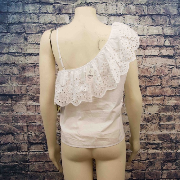 Cliché One-Shoulder Eyelet Top - Picture 4 of 8